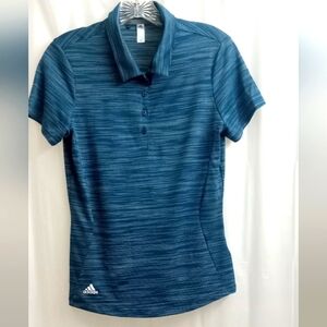 ∆ Adidas Blue Tron Digital Activewear Panel Shirt -Size: S